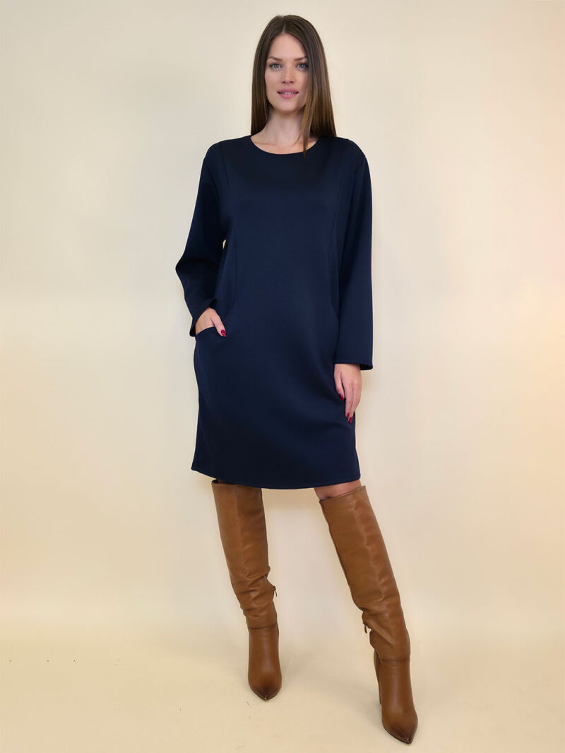 Haljina 32 Medon - viscose jersey UN - navy