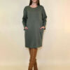 Haljina 32 Medon - viscose jersey UN - military