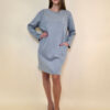 Haljina 32 Medon - viscose jersey UN - grey