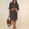 Haljina 32 Medon - viscose jersey UN - brown