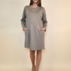 Haljina 32 Medon - viscose jersey UN - d.beige
