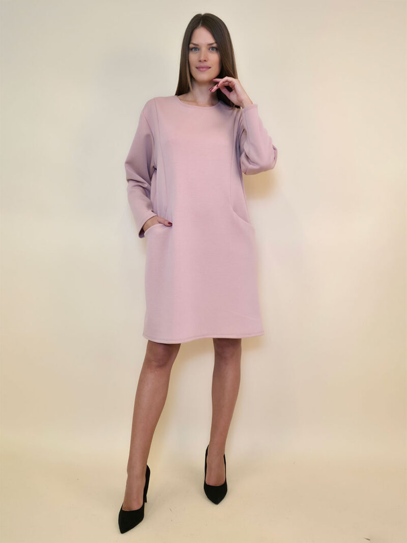 Haljina 32 Medon - viscose jersey UN - pink