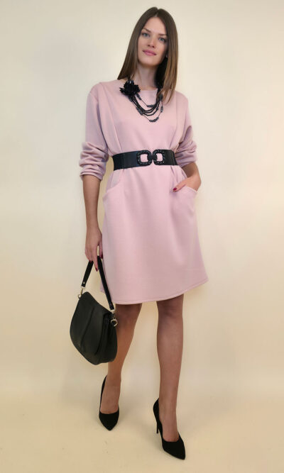 Haljina 32 Medon - viscose jersey UN - pink