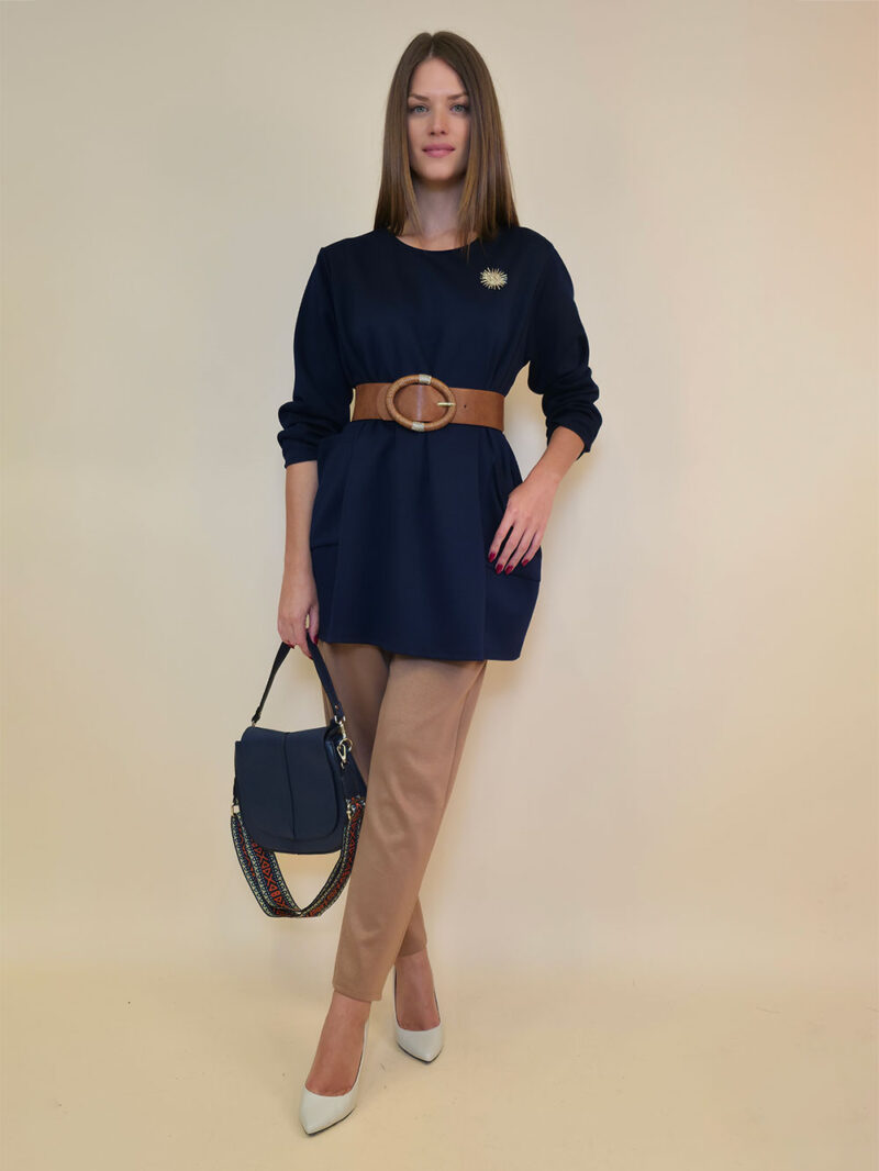Tunika+broš 32 Atoka - vis jersey UN - navy