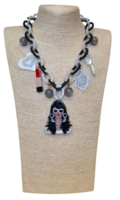 Ogrlica 23 - E girl&her accessories - black