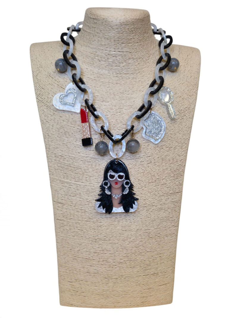 Ogrlica 23 - E girl&her accessories - black