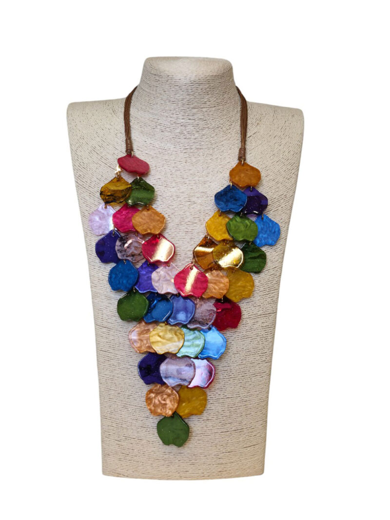 Ogrlica 24 - E small pearls - multicolor
