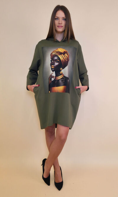 Haljina 52 El Hood PR - military - Golden Turban