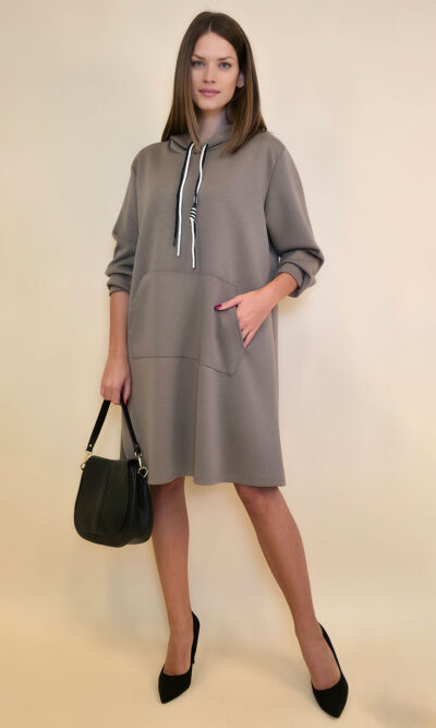Haljina 40 Stanton - viscose jersey UN - fango