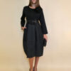 Haljina+cvijet 72 Nemaha - jersey UN+jersey stripes - black/black