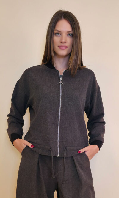 Jakna 68 Benedict - tesutto UN bomber - brown
