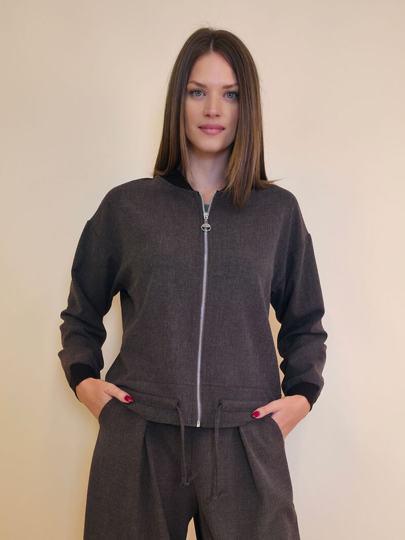 Jakna 68 Benedict - tesutto UN bomber - brown