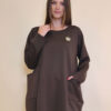 Tunika+broš 32 Atoka - vis jersey UN - brown