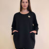 Tunika+broš 32 Atoka - vis jersey UN - black