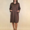 Haljina 52 La Vergne - jersey UN - brown