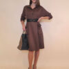Haljina 52 La Vergne - jersey UN - brown