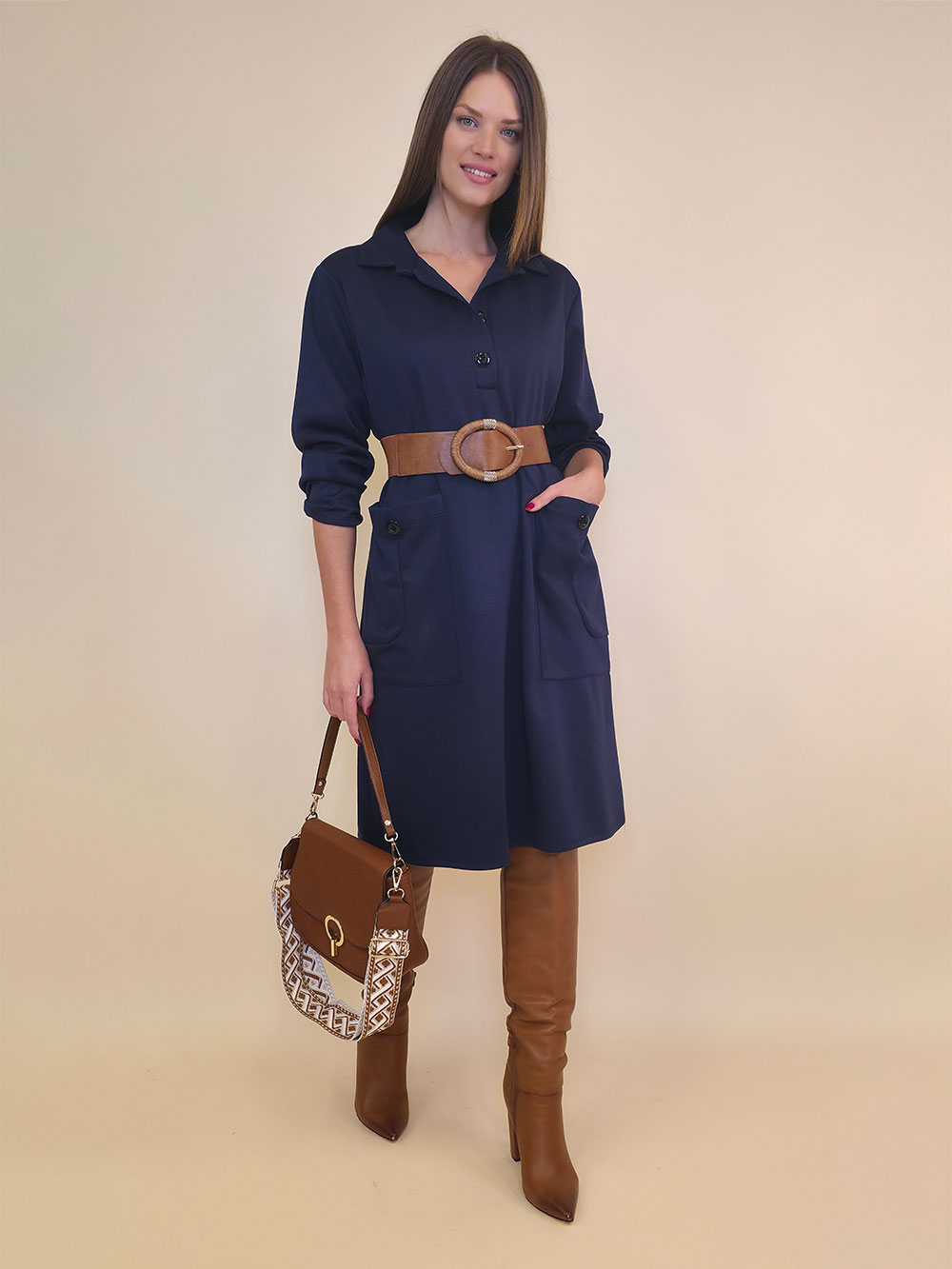 Haljina 52 La Vergne - jersey UN - navy