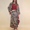 Suknja 52 Foster - suede print - Kashmir Green