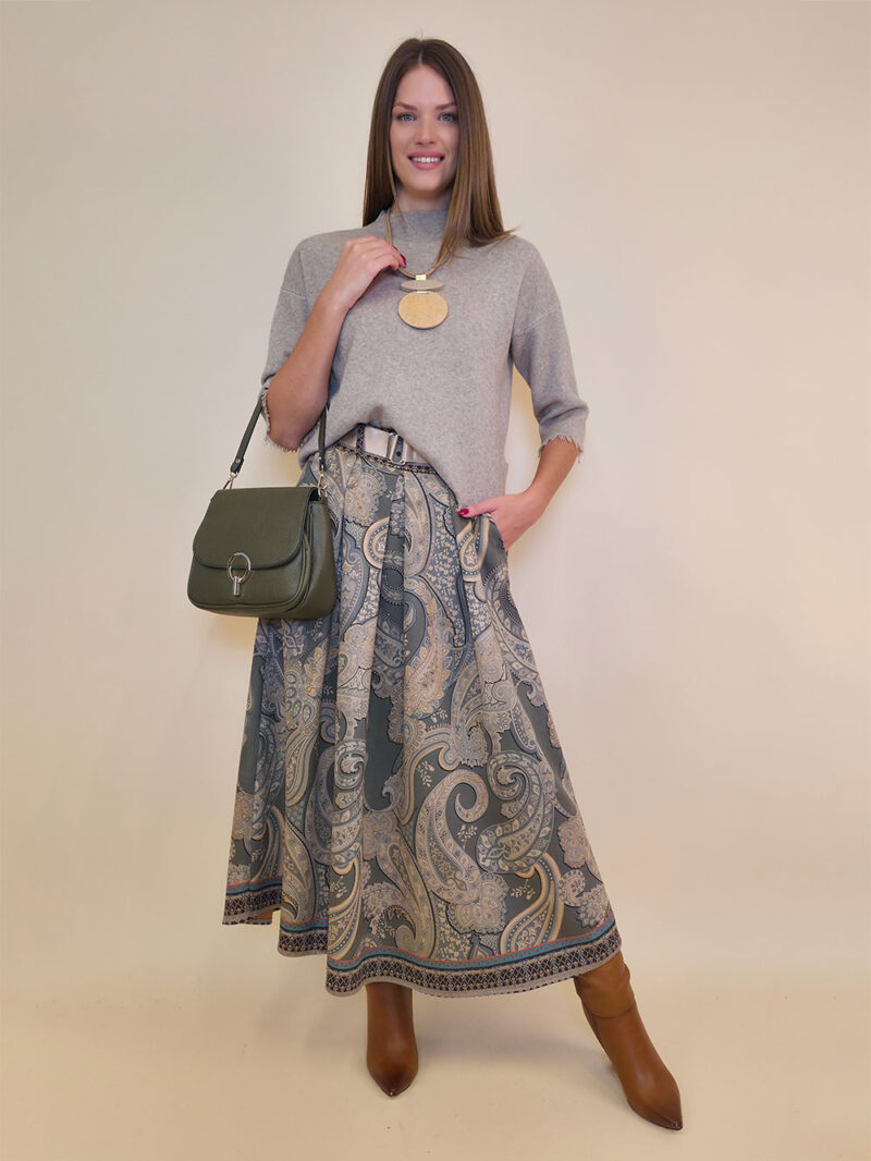 Suknja 52 Foster - suede print - Kashmir Military