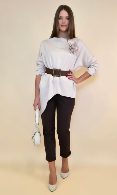 Tunika+cvijet 44 Coshcton - jersey UN - beige