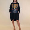 Haljina 44 Tigre PR - black - Full Moon