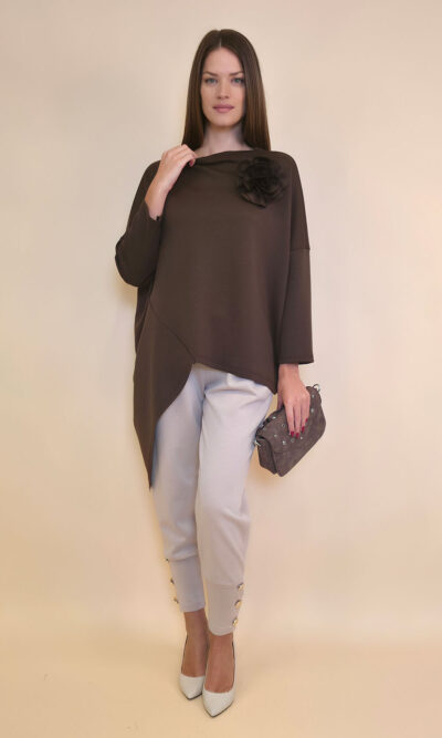 Tunika+cvijet 44 Coshcton - jersey UN - brown