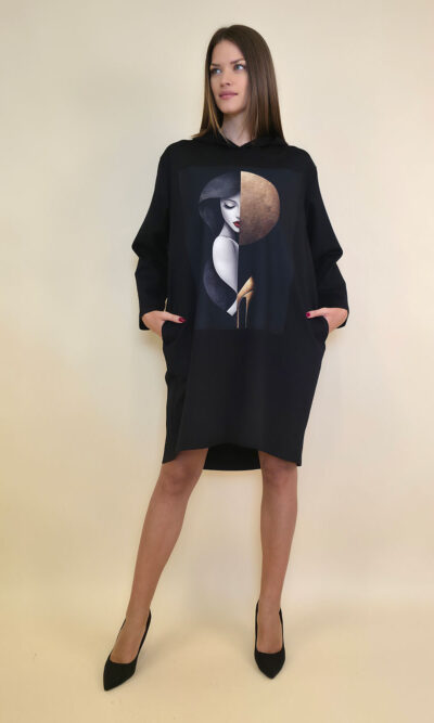 Haljina 52 El Hood PR - black - Golden Portrait
