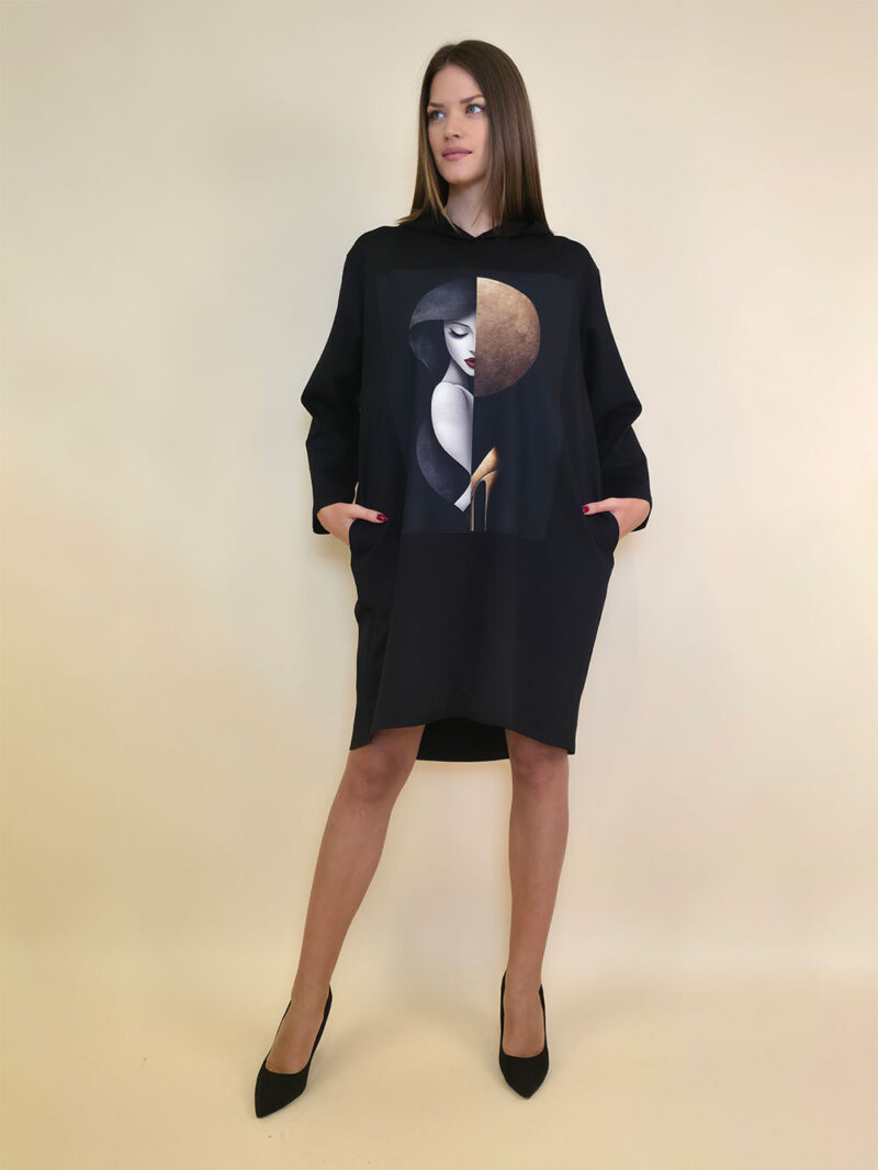 Haljina 52 El Hood PR - black - Golden Portrait