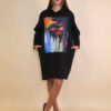 Haljina 52 El Hood PR - black - Rain