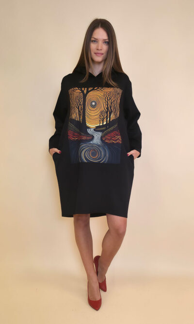Haljina 52 El Hood PR - black - Full Moon
