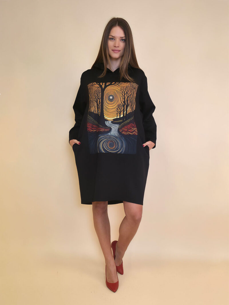 Haljina 52 El Hood PR - black - Full Moon