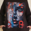 Haljina 44 Tigre PR - coffee - Orange Blue Face