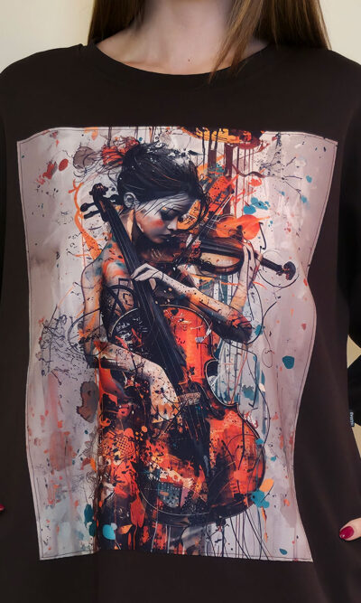 Haljina 44 Tigre PR - coffee - Violine&Chello