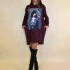 Haljina 52 El Hood PR - burgundy - Coffee&City