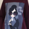 Haljina 48 YoYo PR - burgundy - Coffee&City