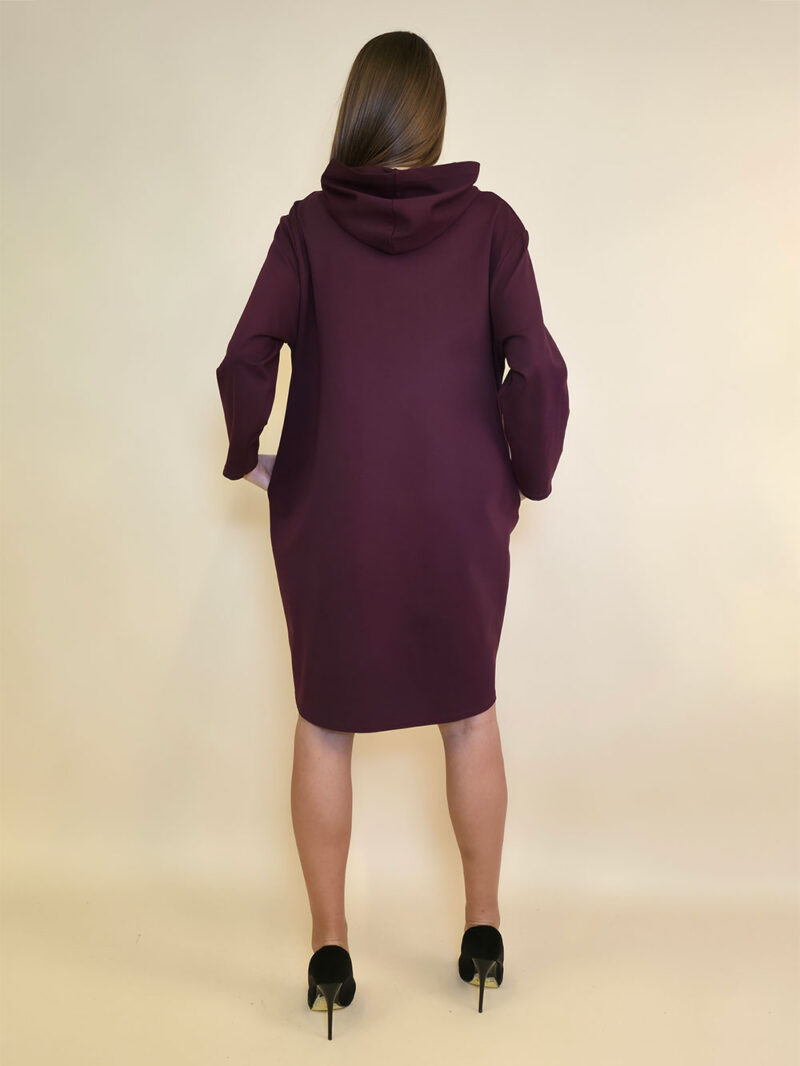 Haljina 52 El Hood Punto Roma - burgundy - Slika 2