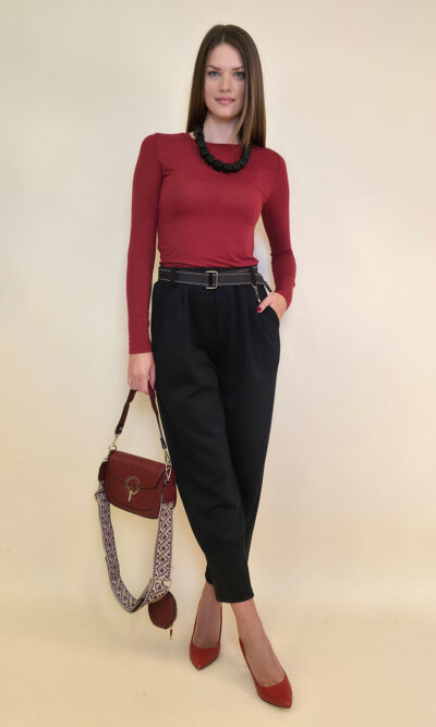 Majica 44 Wynot - plt UN - burgundy