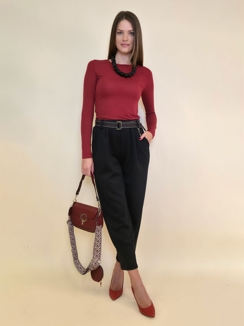 Majica 44 Wynot - plt UN - burgundy