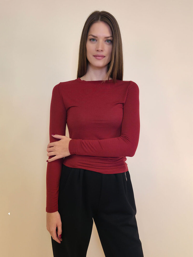 Majica 44 Wynot - plt UN - burgundy