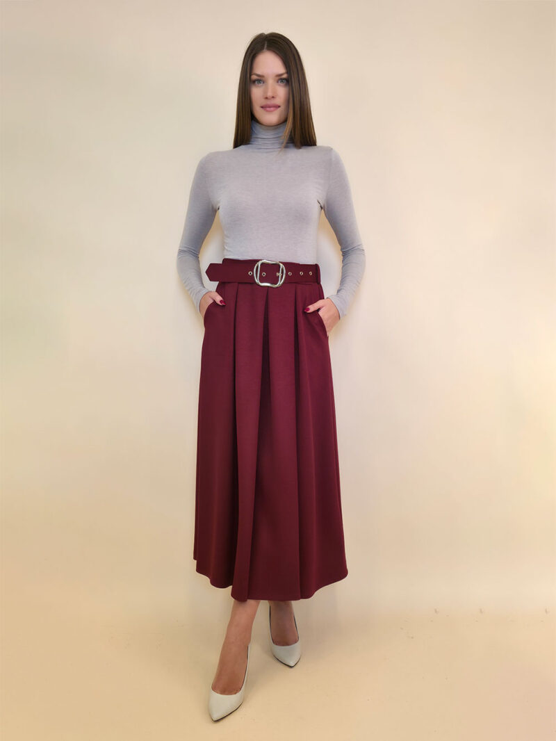 Suknja 36 Kimball - burgundy