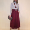 Suknja 36 Kimball - burgundy