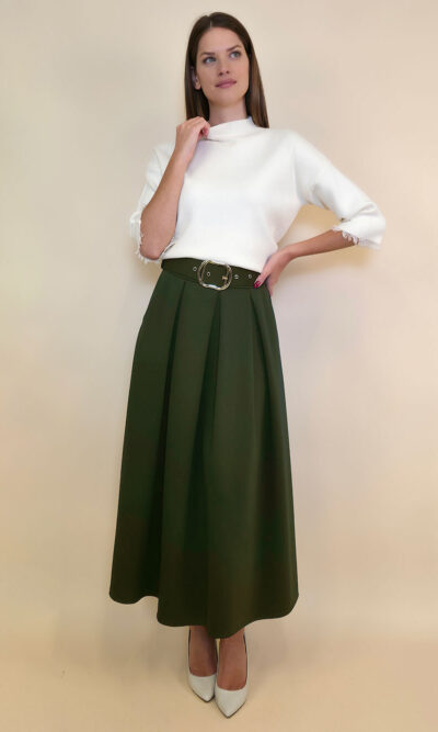 Suknja 36 Kimball - jersey vis UN - military