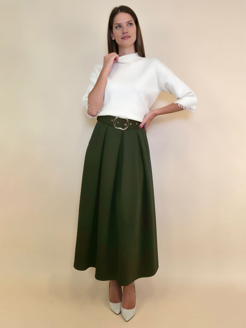 Suknja 36 Kimball - jersey vis UN - military