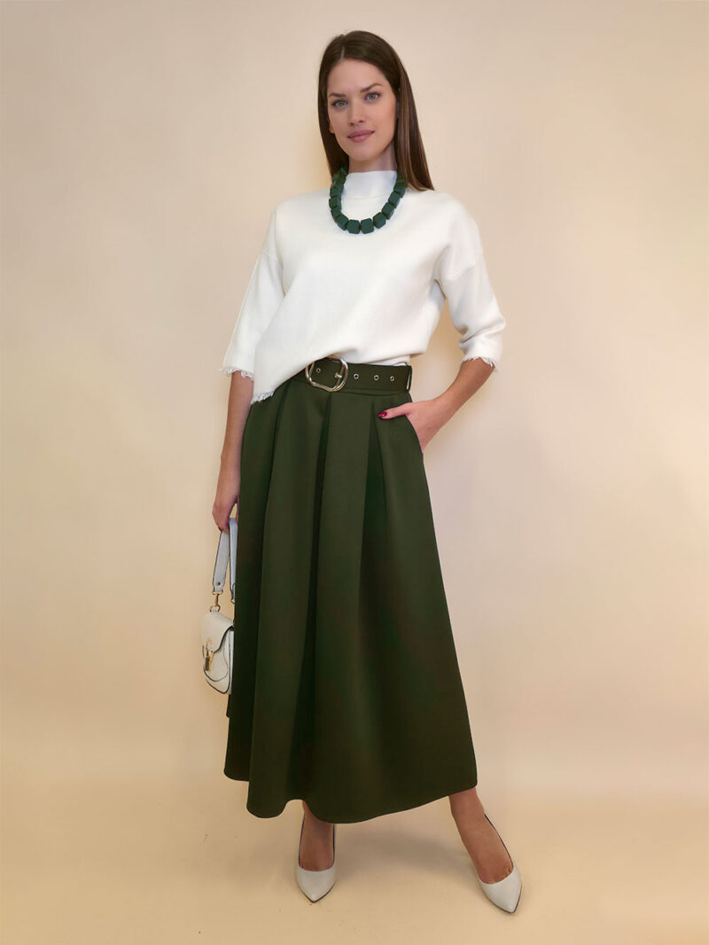 Suknja 36 Kimball - jersey vis UN - military