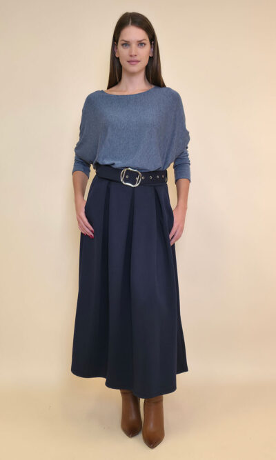 Suknja 36 Kimball - jersey vis UN - navy