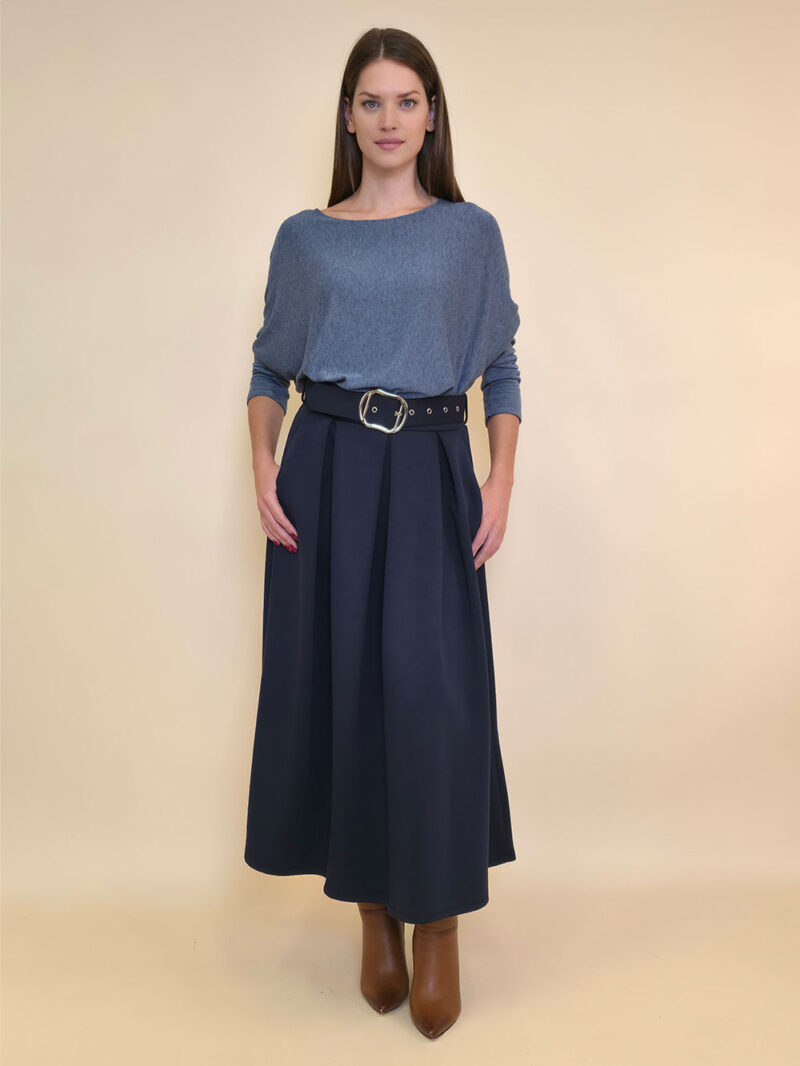 Suknja 36 Kimball - jersey vis UN - navy