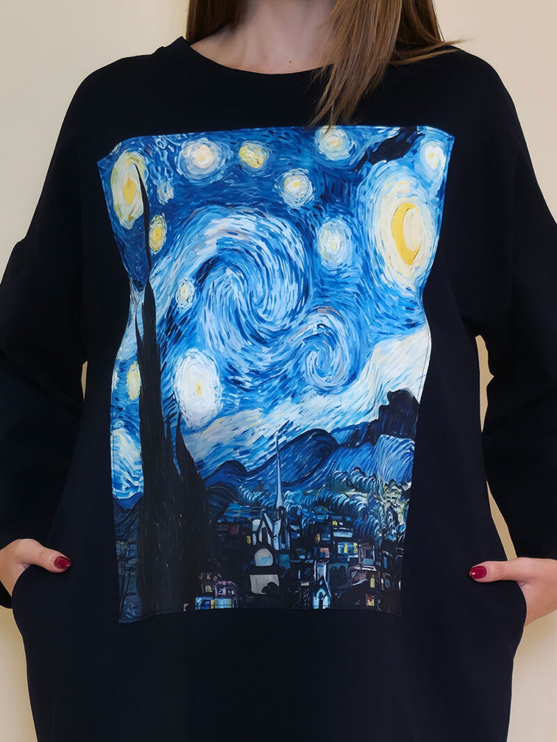 Haljina 44 Tigre PR - navy - Van Gogh