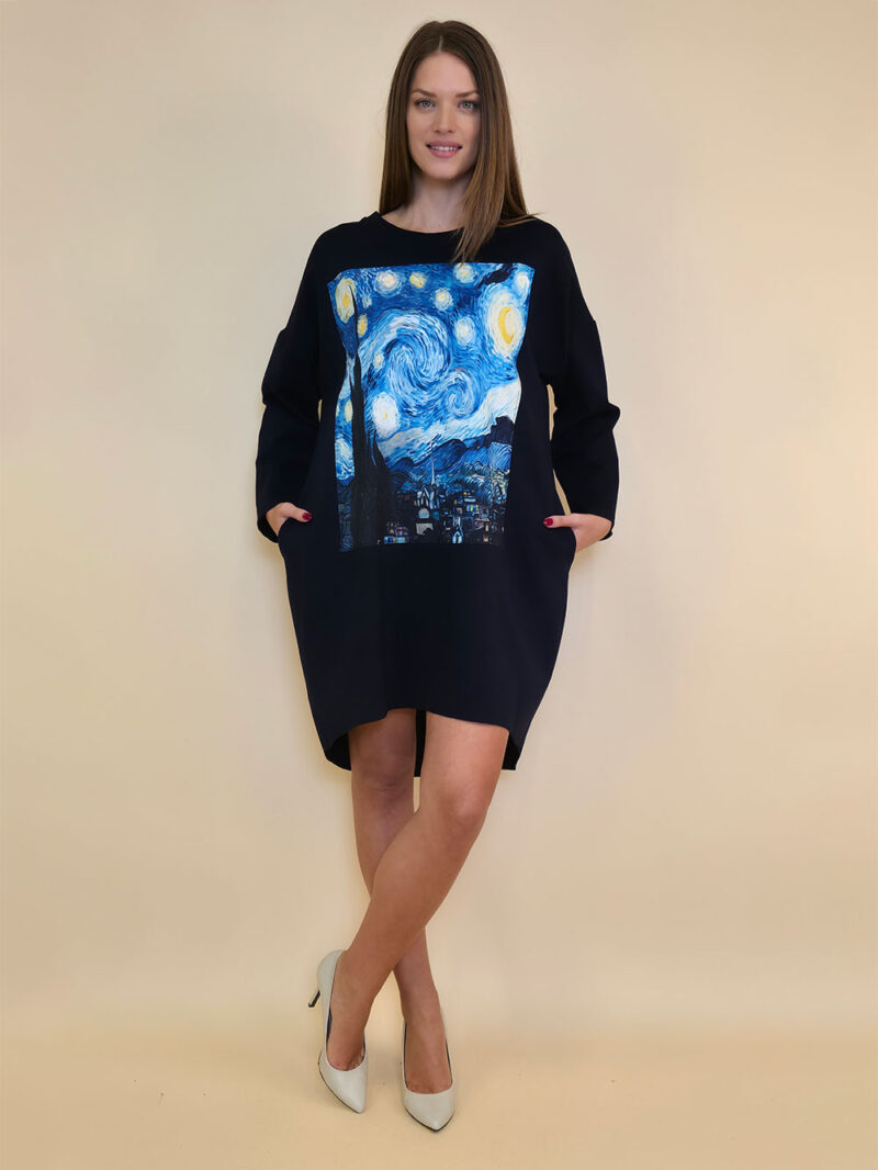 Haljina 44 Tigre PR - navy - Van Gogh