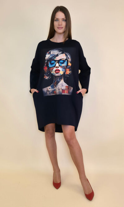 Haljina 44 Tigre PR - navy - Blue Glasses