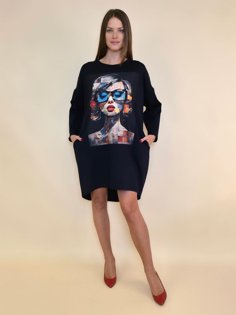 Haljina 44 Tigre PR - navy - Blue Glasses